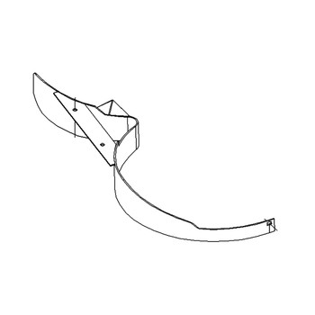 TORO 88-6210 - WT-38 L/B BAFFLE - Original OEM part