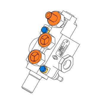 TORO 99-3072 - VALVE-SELECTOR HYD - Original OEM part