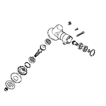 Husqvarna OEM 536503901 - Bevel Gear Assembly - Husqvarna Original Part