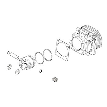 Husqvarna OEM 536659801 - Cylinder Kit D40 Spare Part - Husqvarna Original Part
