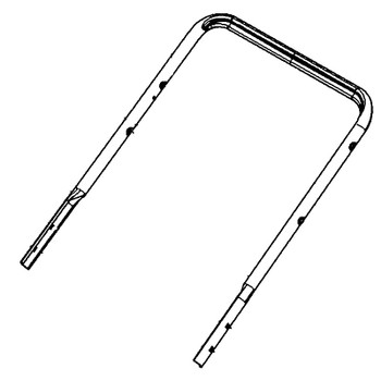 Husqvarna OEM 589197905 - Handlebar Upper Dst Ext Crus - Husqvarna Original Part PACK OF 5