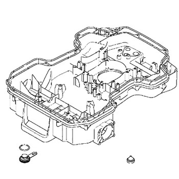 Husqvarna OEM 596503102 - Chassis Kit Spare Part Lower - - Husqvarna Original Part