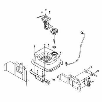 Husqvarna OEM 531146883 Fuel Tank Assembly Husqvarna Original Part