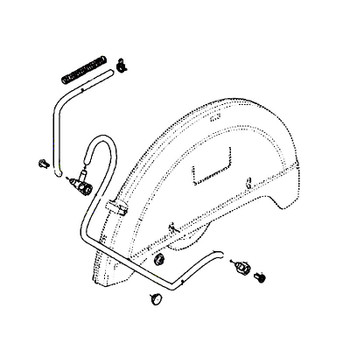 Husqvarna OEM 581721510 - Hose Kit Blade Guard (Large) - Husqvarna Original Part