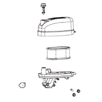 Husqvarna OEM 593230701 - Service Kit Kit.Air.Cleaner/60 - Husqvarna Original Part