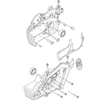 Husqvarna OEM 597960806 Crankcase Kit 90Cc Antivib Husqvarna Original Part