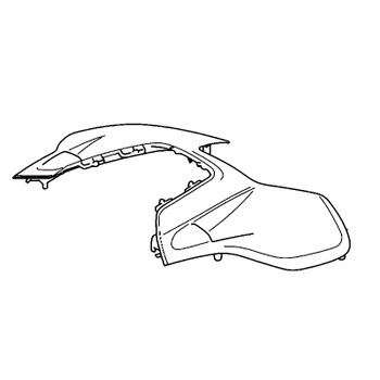 Husqvarna OEM 598905202 - Front Cover Top Robotic Grey - Husqvarna Original Part