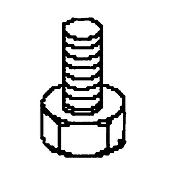 Husqvarna OEM 871110814 - Bolt.Hex.Black PACK OF 10 - Husqvarna Original Part