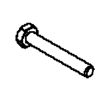 Husqvarna OEM 874780428 - Hcs.1/4-20 X 1-3/4 Gr 5 Zd PACK OF 10 - Husqvarna Original Part