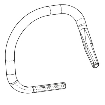 Husqvarna OEM 521569601 - Handle PACK OF 2 - Husqvarna Original Part