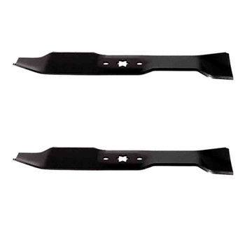 16-1/4" Blade Kit(2 Pack) Compatible With MTD OEM 942-04125 - 6 point star Center Hole
