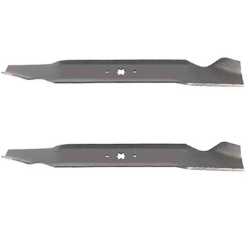 21-3/16" Blade Kit(2 Pack) Compatible With MTD OEM 742-04126 - 6 point star Center Hole