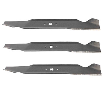23-1/4" Blade Kit(3 Pack) Compatible With MTD OEM 942-04244 - 6 point star Center Hole