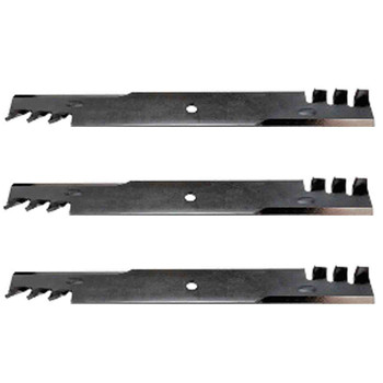 20-1/2" Universal Heavy Duty Mulching Blade Kit(3 Pack) For Replace Dixie Chopper Blade - 5/8" Center Hole