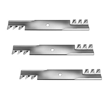 16-1/4" Universal Mulching Blade Kit(3 Pack) For Replace Ferris Blade - 5/8" Center Hole