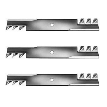 16-1/2" Universal Mulching Blade Kit(3 Pack) For Replace John Deere Blade - 5/8" Center Hole