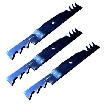 19-1/2" Universal Mulching Blade Kit(3 Pack) For Replace John Deere Blade - 11/16" Center Hole