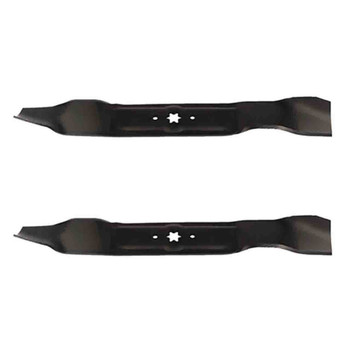 21-3/16" Blade Kit(2 Pack) Compatible With MTD OEM 942-0616 - 6 point star Center Hole_A7
