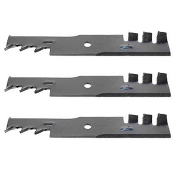 14-1/2" Blade Kit(3 Pack) Compatible With DIXIE CHOPPER OEM 30227-42 - 5/8" Center Hole_A9