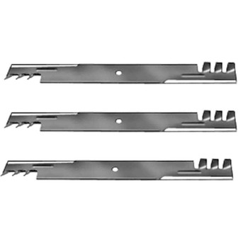 24-1/2" Blade Kit(3 Pack) Compatible With BAD BOY OEM 038-7220-00 - 5/8" Center Hole_A1