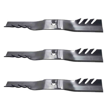 18-7/16" Oregon Blade Kit(3 Pack) Compatible With CRAFTSMAN OEM 187256 - 5 pt. star" Center Hole Diam._A5 - Image 1
