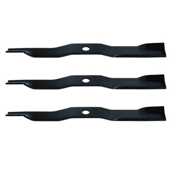 24-1/2" Universal OEM 792-116 Oregon Blade Kit(3 Pack) 1-1/8" Center Hole 2,5" Width 0,25" Thickness 1-3/16" Air Lift - Image 1