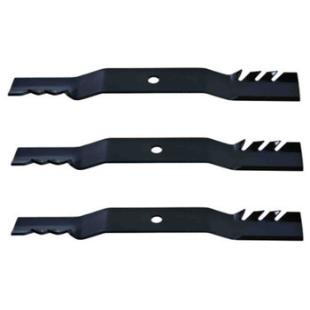 21-7/16" Oregon Blade Kit(3 Pack) Compatible With JOHN DEERE OEM M139975 - 13/16" Center Hole Diam. - Image 1