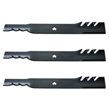 18-3/16" Oregon Blade Kit(3 Pack) Compatible With HUSQVARNA OEM 532127841 - 5 pt. star" Center Hole Diam._A5 - Image 1