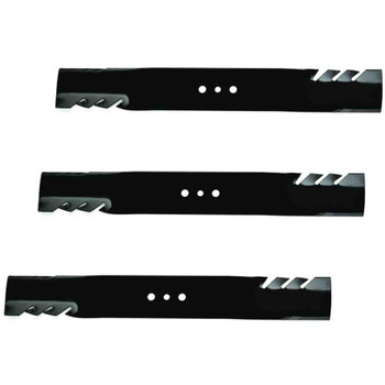 20-3/4" Oregon Blade Kit(3 Pack) Compatible With JOHN DEERE OEM GC00175 - 3/8" Center Hole Diam. - Image 1