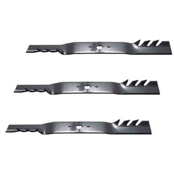 21-3/16" Oregon Blade Kit(3 Pack) Compatible With CUB CADET OEM 942-0616A - 5/8 6 pt. star" Center Hole Diam._A91 - Image 1