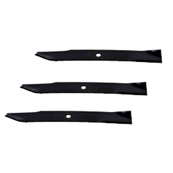 18" Universal OEM 99-618 Oregon Blade Kit(3 Pack) 5/8" Center Hole 2,25" Width 0,164" Thickness 3/4" Air Lift - Image 1