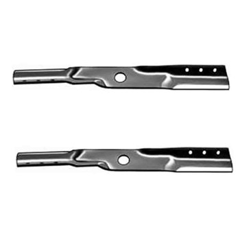 Blade Kit(2 Pack) Compatible With SNAPPER Mowers for 38" cut front engine rider models LT1438H & Black Hawk model BH120G38A. IMAGEN