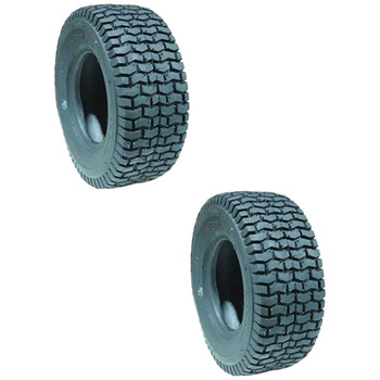 HD Tire Pack 15 x 600 x 6, Turf Saver 2 Ply Tubeless Tire