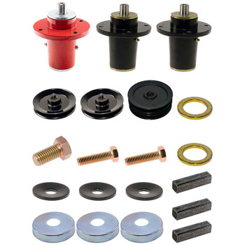 Complete Spindle Kit With Pulleys For Hustler Hustler Z Diesel 60" Model 943241US