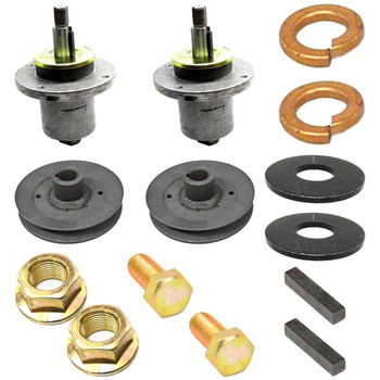 Complete Spindle Kit With Pulleys For Scag Liberty Z 36" Model SZL36H-20KT