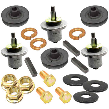 Complete Spindle Kit With Pulleys For Scag Liberty Z 61" Model SZL61H-26KT
