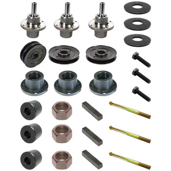 Complete Spindle Kit With Pulleys For Scag Tiger Cat II 61" Model STCII61V-26CVEFI
