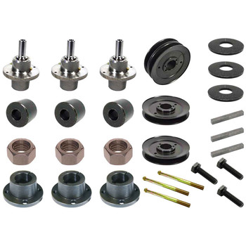 Complete Spindle Kit With Pulleys For Scag Cheetah II 61" Model SCZII61RD-38FXEFI