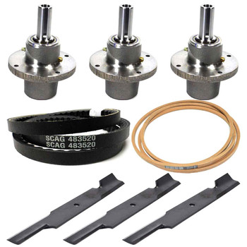 Spindle and Blade & Belt Kit For Scag V-Ride II   61" Model SVRII61V-38CVEFI