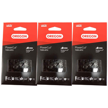 POWER CUT CHAINSAW CHAIN 3/8" 72EXJ072G (3-PACK)