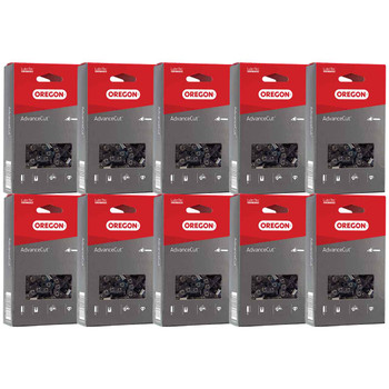 Oregon AdvanceCut Saw Chain 91PX040G – Fits 10" Bar -10 PACK