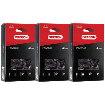 Oregon PowerCut Saw Chain 20LPX068G – Fits 18" Bar -3 PACK