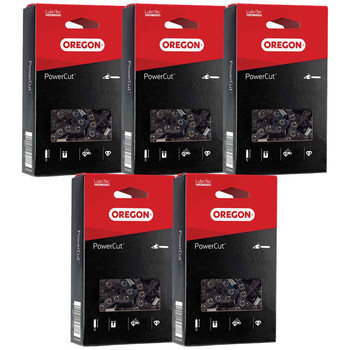 Oregon PowerCut Saw Chain 72LPX093G – Fits 28" Bar -5 PACK