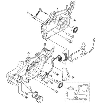 Husqvarna OEM 546058801 Crankcase Asy Lrg Sms Husqvarna Original Part