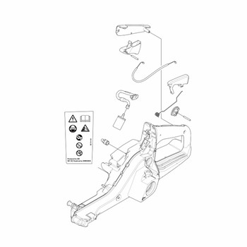 Husqvarna OEM 540529501 Fuel Tank Kit Husqvarna Original Part