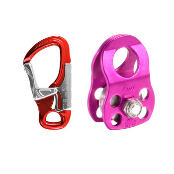 Red TANGO Fixed-Eye Snaphook Kit With Pink Aluminum Pulley