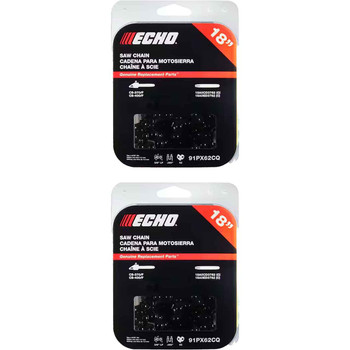91PX62CQ - CHAINSAW CHAIN BY ECHO - 91PX AdvanceCut,  PITCH 3/8" LP, 18" BAR, 0.050" GAUGE, 62 DL - 