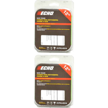 91PXL45CQ - CHAINSAW CHAIN BY ECHO - 91PXL AdvanceCut,  PITCH 3/8" LP, 12" BAR, 0.050" GAUGE, 45 DL 