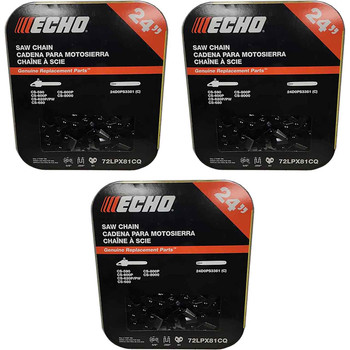 72LPX81CQ - CHAINSAW CHAIN BY ECHO - 72LPX PowerCut,  PITCH 3/8", 24" BAR, 0.050" GAUGE, 81 DL - 3 P