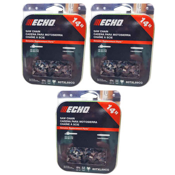 CHAINSAW CHAIN BY ECHO  80TXL SpeedCut Nano,  PITCH 0.325", 16" BAR, 0.043" GAUGE, 59 D PK3